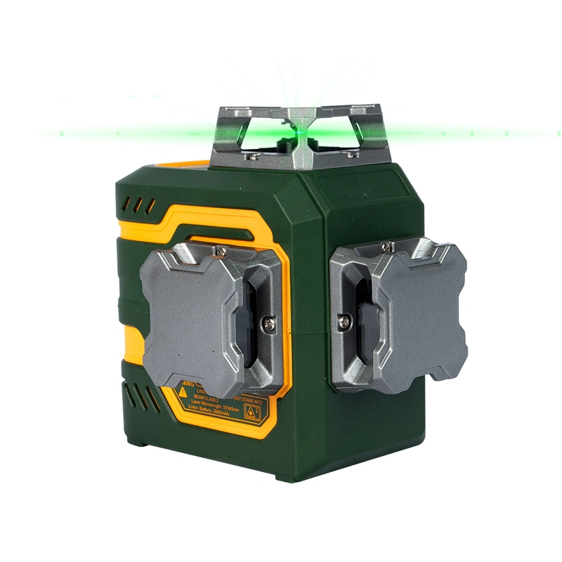 Livello laser verde a batteria al litio incorporato 3D
