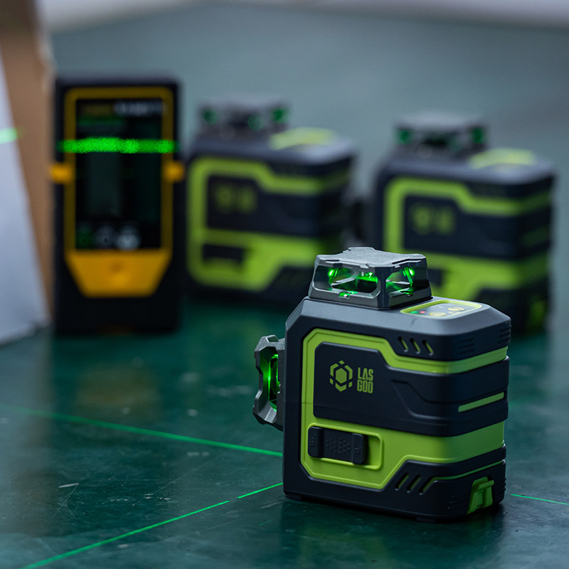 Livello laser verde orizzontale e verticale